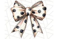 Western Style Bow PNG, Cute Cowboy, Cowgirl Coquette Png Product Image 5