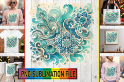 Sweet TSHIRT Magic Ideas PNG, Watercolor Pattern Product Image 1