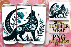 TIMELESS MOMENTS 20oz TUMBLER WRAP, Flower Animals Product Image 1