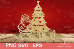Christmas decoration svg, Christmas composition svg, home Product Image 1
