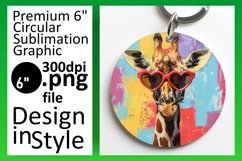 Spring Round Design - Adorable Giraffe Designs Product Image 1