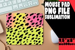 Leopard Print Gradient Art Mouse Pad PNG Product Image 1