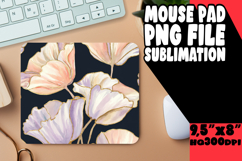 Unique Desk Pad Design Sublimation, Flower Pattern Product Image 1