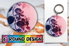 Leafy Circle Sublimation Options Product Image 1