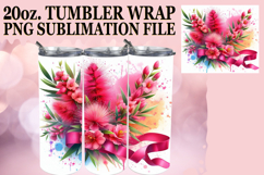 Bright Reflections 20oz tumbler wrap, Flowers Product Image 1