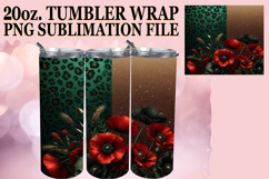 Cozy Nights 20oz tumbler wrap, Leopard Prints Product Image 1