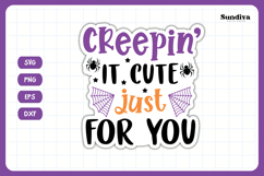 Halloween Small Business Packaging Sticker | Creepin It Cute Product Image 3