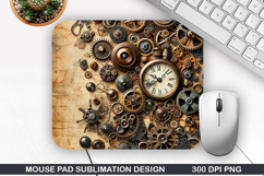 Vintage Mouse Pad Sublimation PNG Design - Mouse Pad PNG Product Image 1