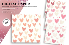 Heart Valentines Background Love Wallpaper Bokeh Backdrop_89 Product Image 1