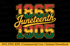 1865 Juneteenth 1905 Svg | Svg Cut Files Product Image 1