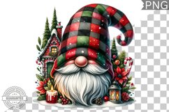 Christmas Gnome Sublimation - Clipart PNG Design Product Image 1