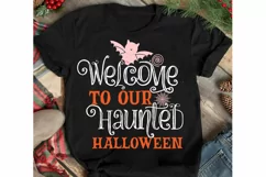 Welcome to Our Haunted Halloween SVG Cut File, Halloween SVG Product Image 2