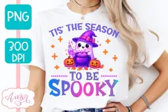 Spooky Season PNG for sublimation | Cute Halloween shirt PNG Product Image 6