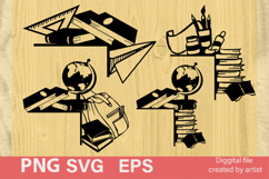 SVG school door corners, school door corners, SVG home decor Product Image 1