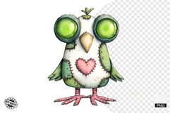 Quirky Zombie Birds Clipart Product Image 1