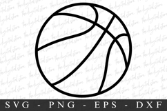 Basketball SVG | SVG Cut files | Cricut Product Image 1