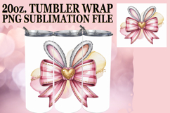 Gentle Moments 20oz tumbler wrap, Easter Bow Product Image 1