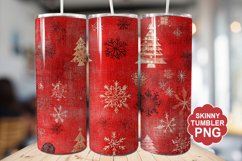 Christmas Red Tumbler | Christmas Tumbler Wrap Product Image 1
