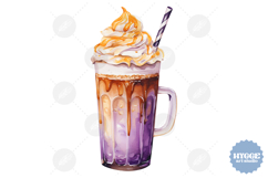 Halloween Coffee PNG | Pumpkin Spice Latte PNG | Fall PNG Product Image 1