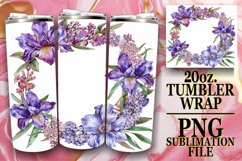 Beautiful Spring Watercolor Tumbler Wrap - 20oz Product Image 1