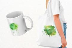 St Patricks Water Stains Clipart Product Image 4