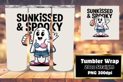 Creative 20oz Tumbler Wrap for Gifts , Funny Ghost Product Image 1