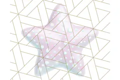 Cute Puffy Star Clipart PNG, 3D Glossy Pastel Stars Clip Art Product Image 5