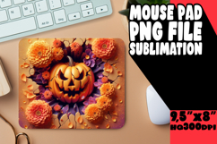CHEERFUL DESK PAD PNG MAGIC, 3D Pumpkin Product Image 1