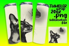 Whisker Wonders: Sublimation Tumblers Featuring Cats Product Image 1