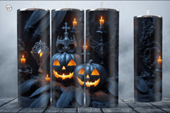 4 Halloween Tumbler Wrap Sublimations, 20 oz Product Image 4