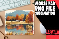 Autumn Watercolor Mouse Pad Pattern Design Product Image 1