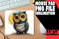 Owl Mouse Pad for Spring Sublimation PNG Product Image 1