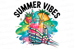 Summer Vibes Svg Design | Svg Files for Cricut Product Image 1