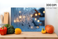 Winter Christmas Wonderland Cutting Board PNG Sublimation Product Image 1