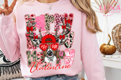 Valentine Buck PNG: Boys Valentines Retro Hunting Shirt Png Product Image 1