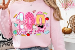 100 Days of School Coquette Png, 100 Days of School PNG Product Image 3