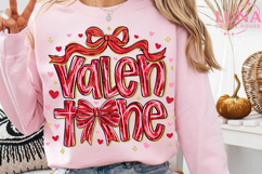 Preppy Valentine PNG, Pink Red Heart Coquette Design Product Image 6