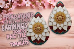 Bold Teardrop Design for Crafting , Mandala Product Image 1