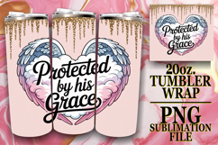 Heartfelt Moments 20oz tumbler wrap, Christian Product Image 1