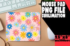 Pastel Boho Garden Wonderland Mouse Pad Design PNG Product Image 1