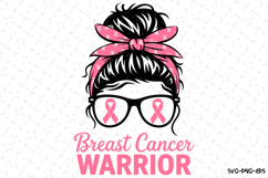Breat Cancer Warrior SVG | Mother&#039;s day Svg | Ribbon Svg Product Image 1