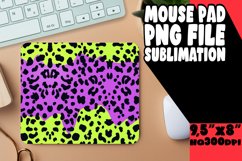 Chic Glittery Leopard Print Mouse Pad Design PNG Product Image 1
