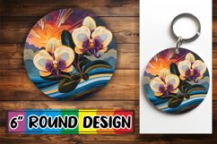 Colorful Vintage Bloom Sublimation Compilation - Round Desig Product Image 1