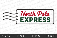 North Pole Express Svg | Christmas svg Product Image 1