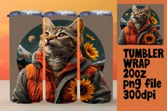 Kitty Whimsy Sublimation Tumbler - 20oz Product Image 1