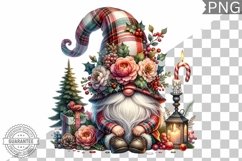 Christmas Gnome Sublimation - Clipart PNG Design Product Image 1