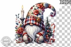 Christmas Gnome Sublimation - Clipart PNG Design Product Image 1