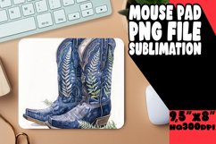 Cheerful Flowered Mousepad Design PNG Product Image 1