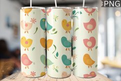 Spring Easter Tumbler Wrap - High Quality 300 Dpi Product Image 1