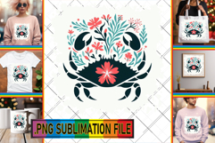 Charming TOTE BAG Magic Ideas, Flower Animals Product Image 1